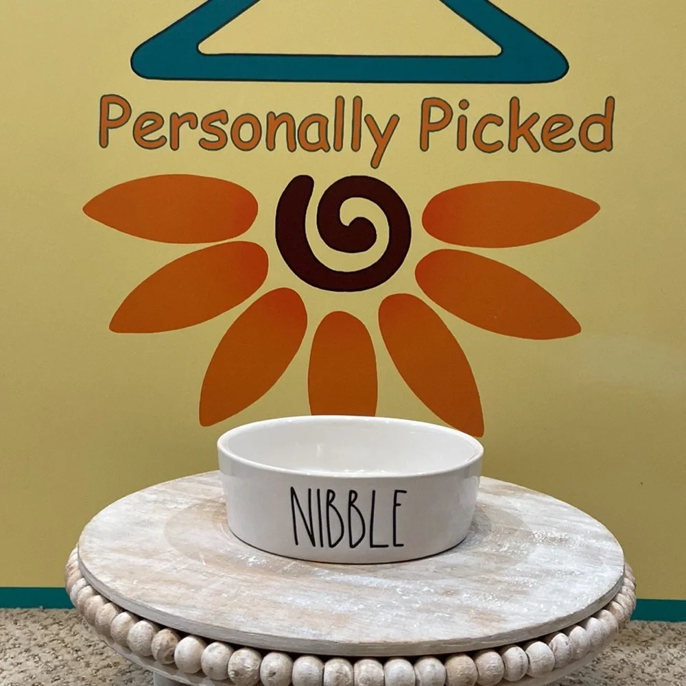 Rae Dunn NIBBLE Cat Bowl